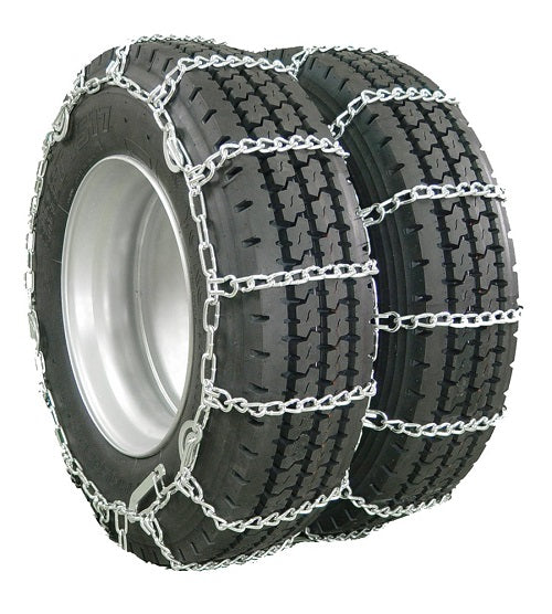 Winter Snow Tire Chains (Set of 2) For 22.5" Tires DOT approved - photo